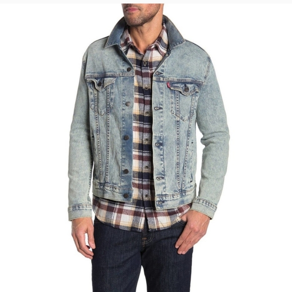 Levi's Mens Pretty City Denim Trucker Jacket M